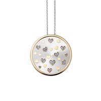 Collar Julie Julsen Mujer Amore in Plata Zirconia JJNE0503.3